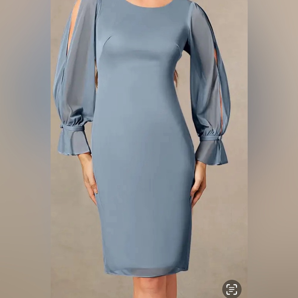 NWT Azazie chiffon dress fully lined. Never worn